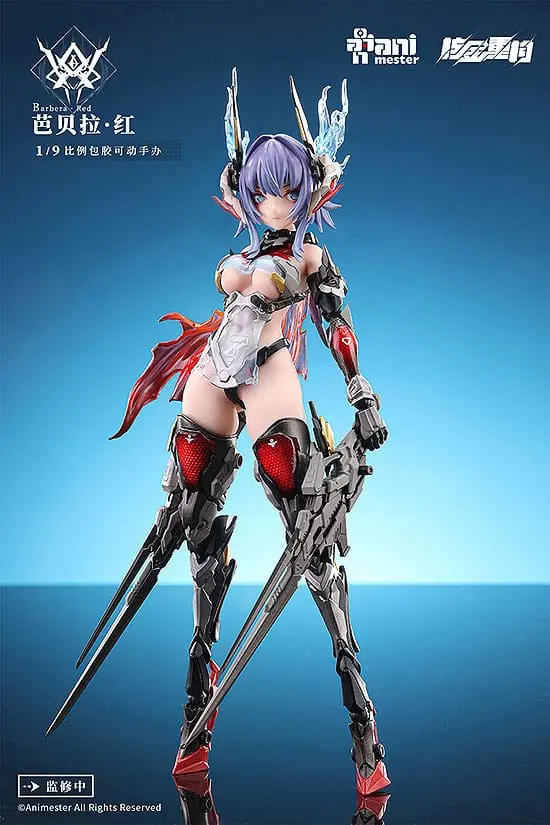 Original Character Alloy Articulated Assemblable Model Thunderbolt-Barbera Red Műanyag modell készlet 21 cm termékfotó