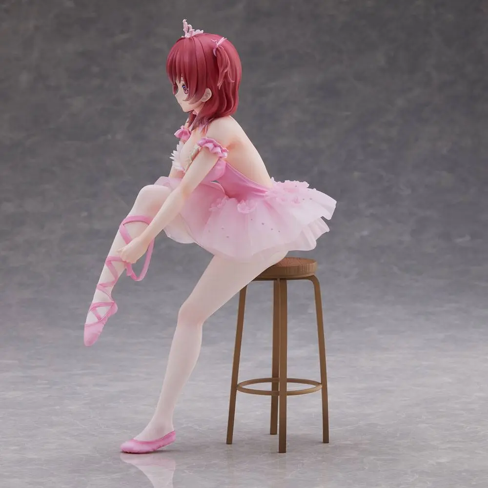 Original Character Anmi Illustration Flamingo Ballet Red Hair Girl PVC szobor figura 24 cm termékfotó