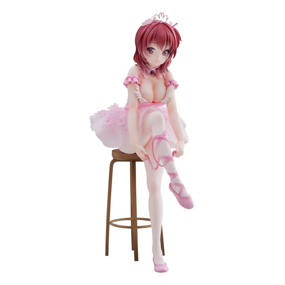 Original Character Anmi Illustration Flamingo Ballet Red Hair Girl PVC szobor figura 24 cm termékfotó