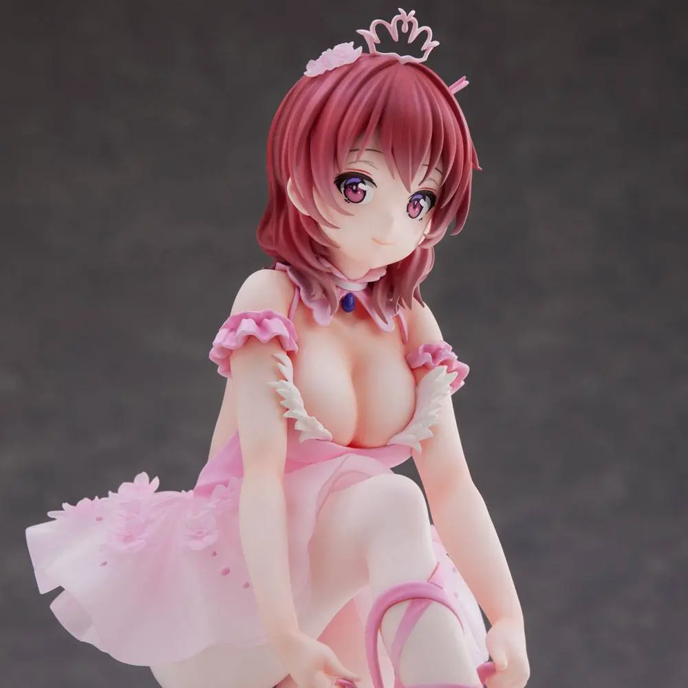 Original Character Anmi Illustration Flamingo Ballet Red Hair Girl PVC szobor figura 24 cm termékfotó
