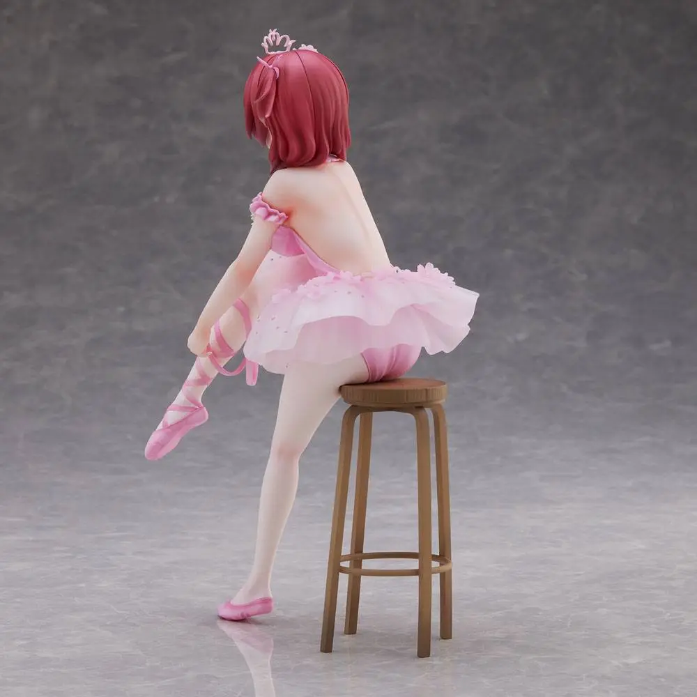 Original Character Anmi Illustration Flamingo Ballet Red Hair Girl PVC szobor figura 24 cm termékfotó