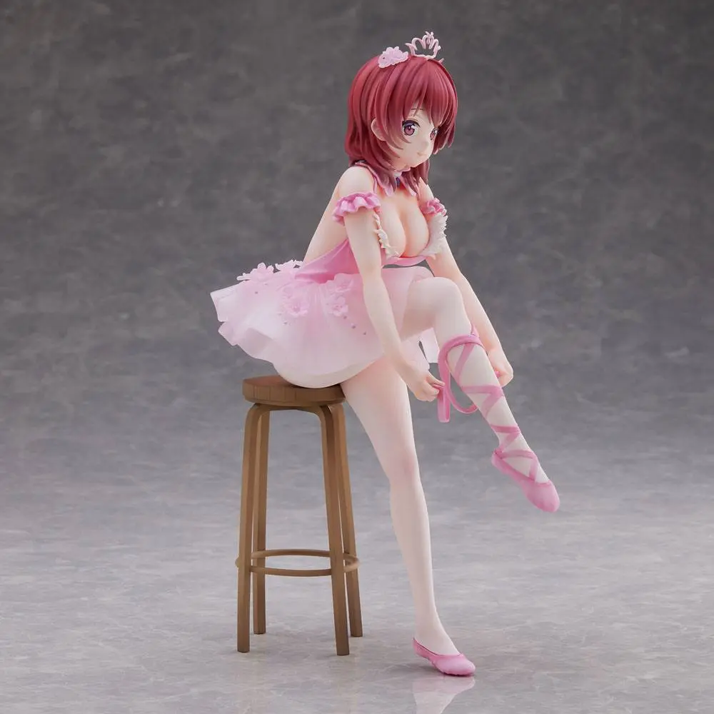 Original Character Anmi Illustration Flamingo Ballet Red Hair Girl PVC szobor figura 24 cm termékfotó