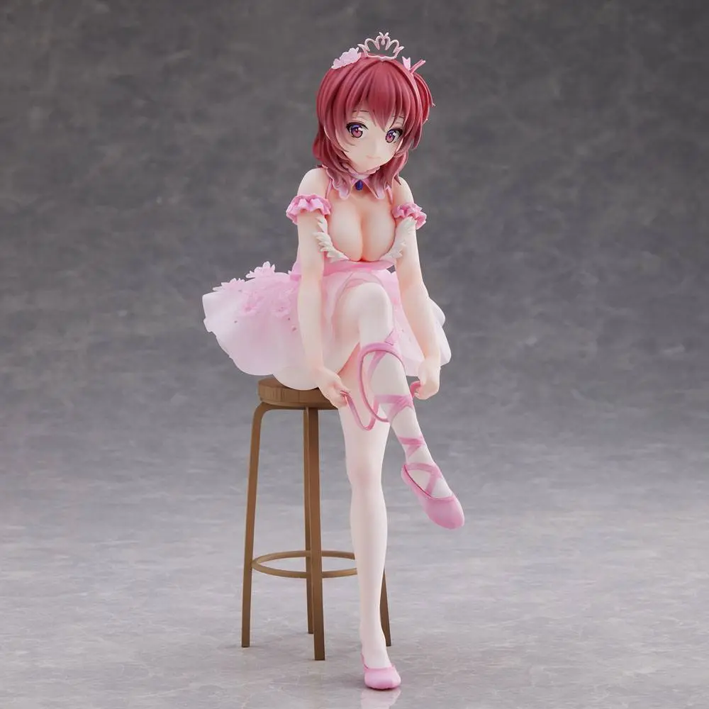 Original Character Anmi Illustration Flamingo Ballet Red Hair Girl PVC szobor figura 24 cm termékfotó