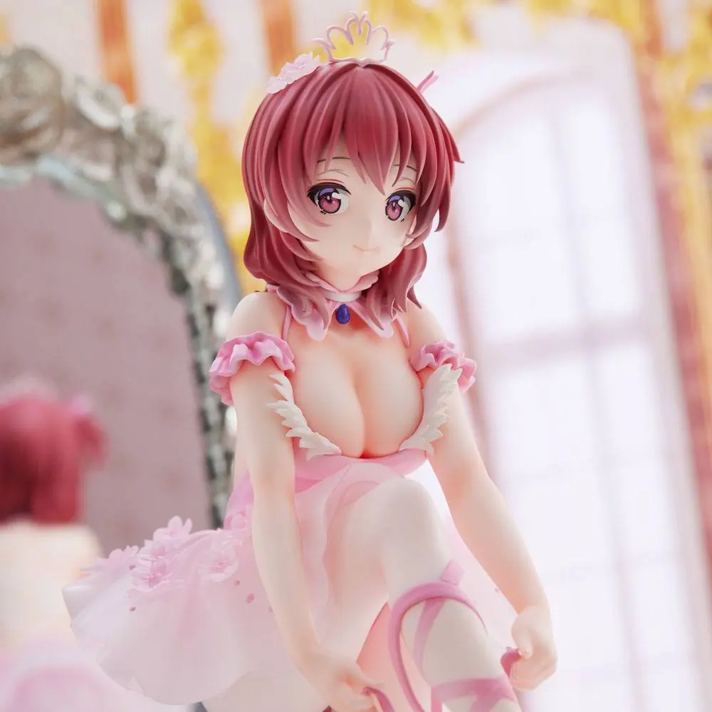 Original Character Anmi Illustration Flamingo Ballet Red Hair Girl PVC szobor figura 24 cm termékfotó
