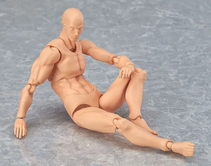 Original Character archetype Figma Next: He - Flesh Color Ver. akciófigura 14 cm termékfotó