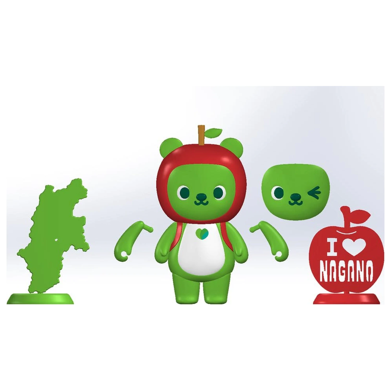 Original Character Arukuma Műanyag modell készlet 10 cm    termékfotó