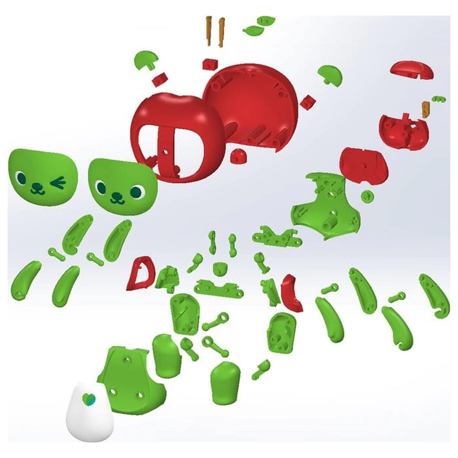 Original Character Arukuma Műanyag modell készlet 10 cm    termékfotó