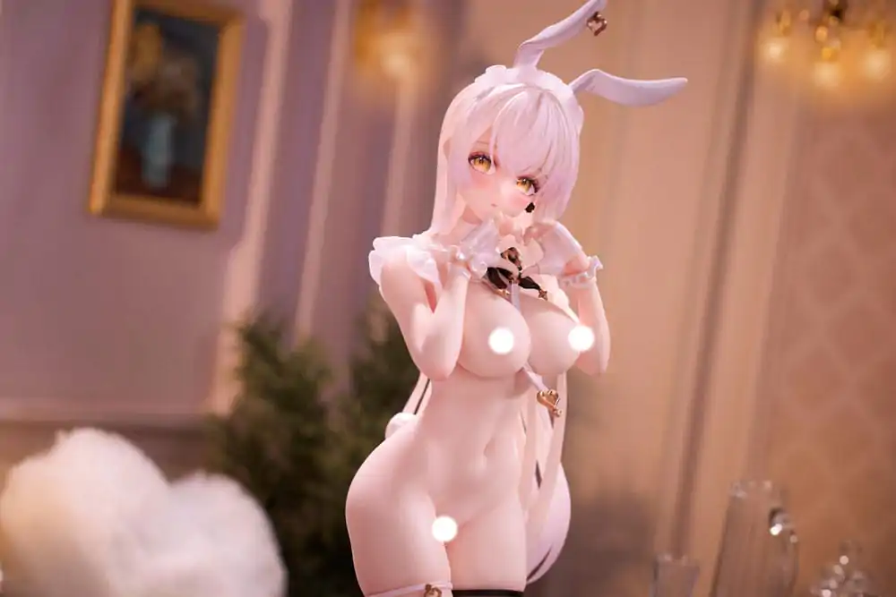 Original Character by Kedama Tamano White Bunny Lucille PVC szobor figura 27 cm termékfotó