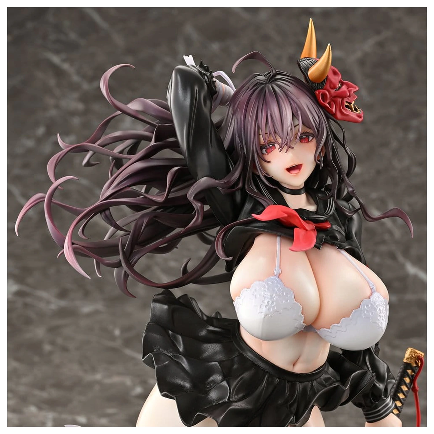 Original Character by Mataro 1/6 Reika Danzaiin Demon Exorcist Student Council President PVC szobor figura 26 cm  termékfotó