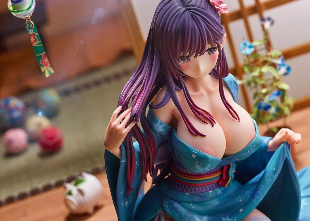 Original Character by Matarou 1/6 Opening up her Yukata PVC szobor figura 20 cm termékfotó