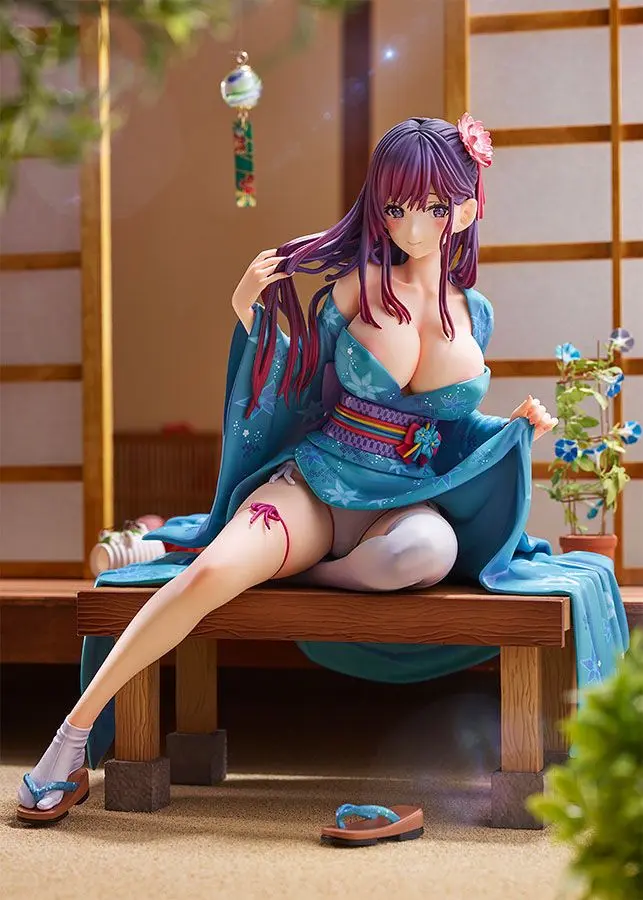 Original Character by Matarou 1/6 Opening up her Yukata PVC szobor figura 20 cm termékfotó