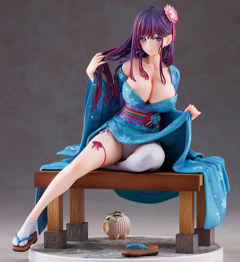 Original Character by Matarou 1/6 Opening up her Yukata PVC szobor figura 20 cm termékfotó