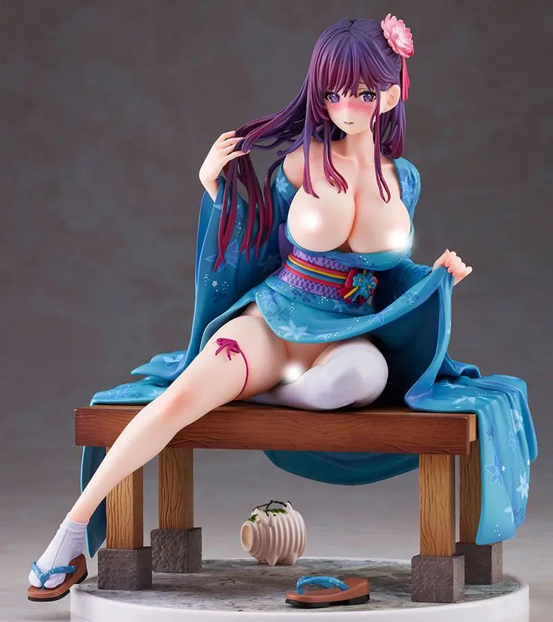 Original Character by Matarou 1/6 Opening up her Yukata PVC szobor figura 20 cm termékfotó