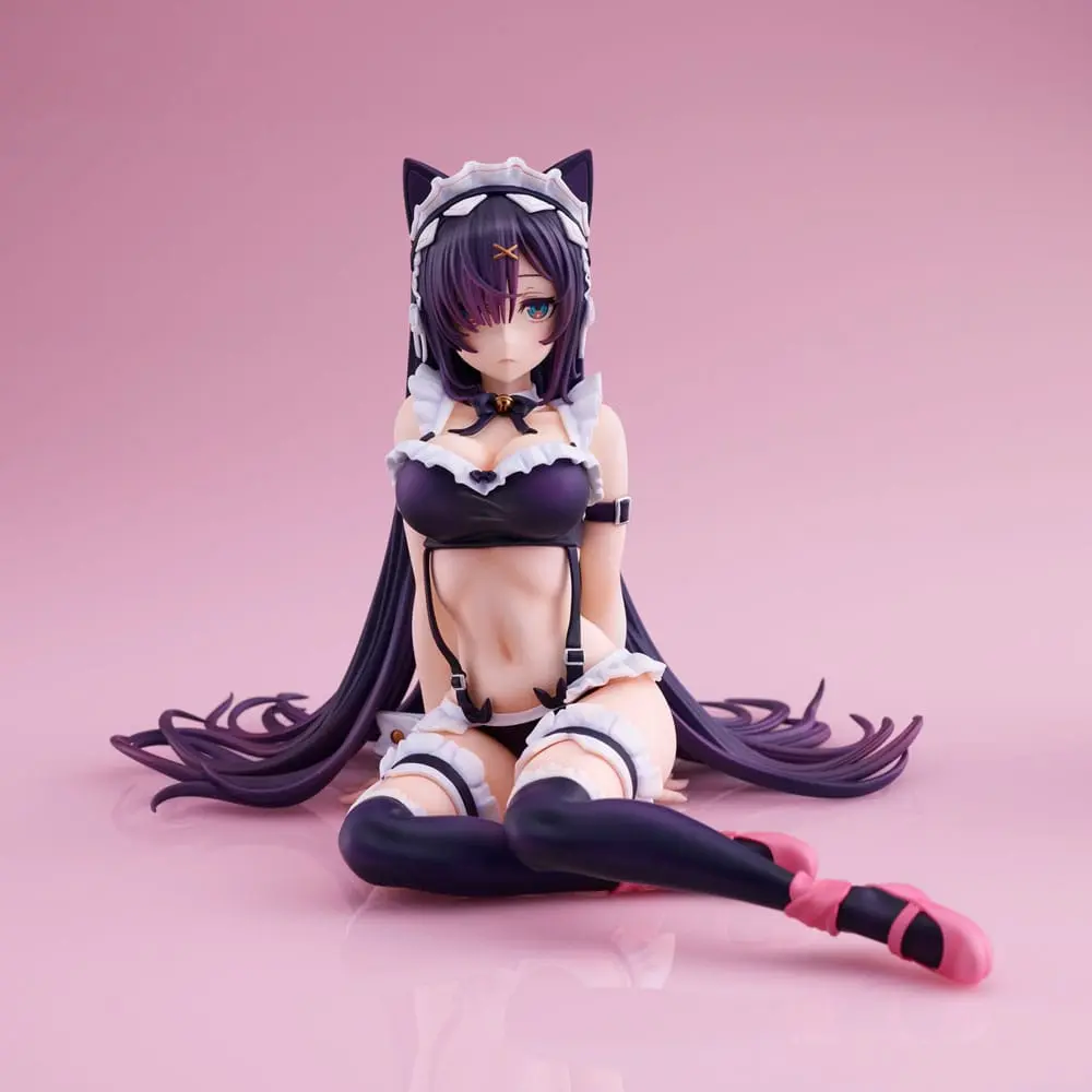 Original Character Cat Maid PVC szobor figura 15 cm termékfotó