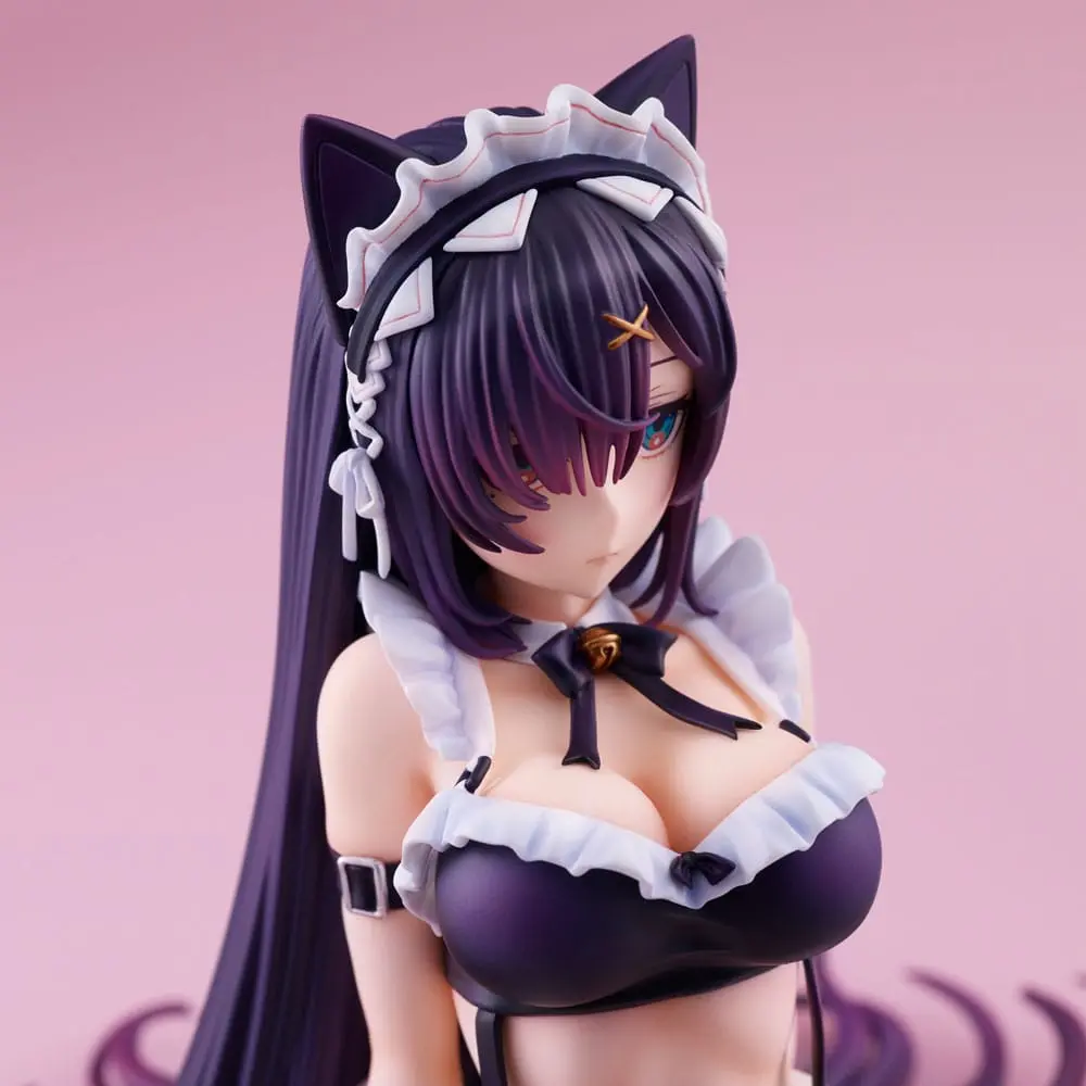 Original Character Cat Maid PVC szobor figura 15 cm termékfotó