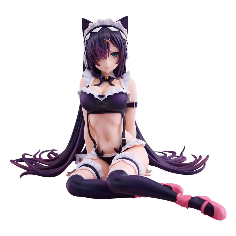 Original Character Cat Maid PVC szobor figura 15 cm termékfotó