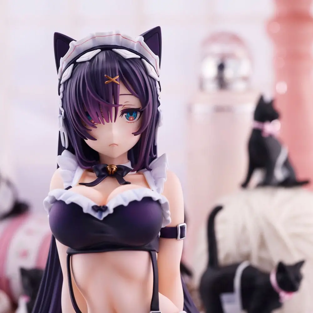 Original Character Cat Maid PVC szobor figura 15 cm termékfotó