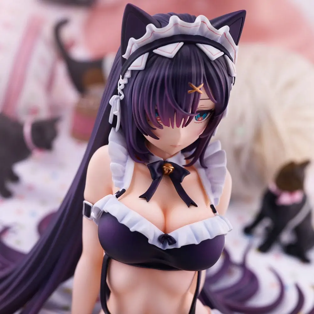 Original Character Cat Maid PVC szobor figura 15 cm termékfotó