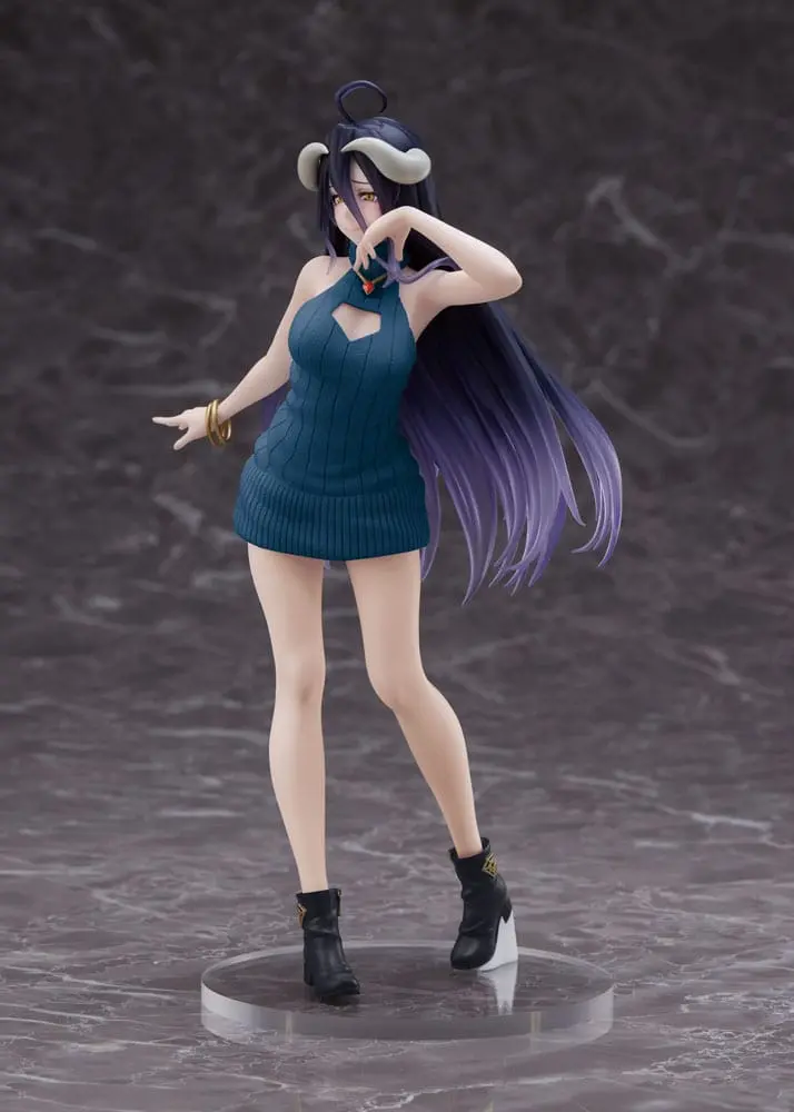 Original Character Coreful Overlord IV AMP Albedo Knit Dress Ver. Renewal Edition PVC szobor figura termékfotó