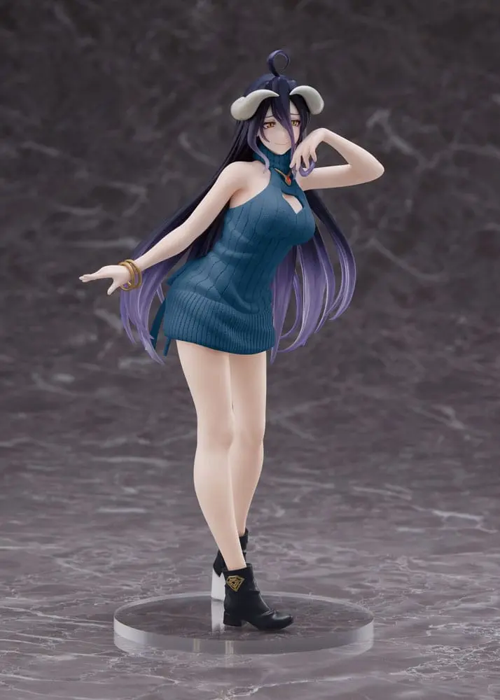 Original Character Coreful Overlord IV AMP Albedo Knit Dress Ver. Renewal Edition PVC szobor figura termékfotó