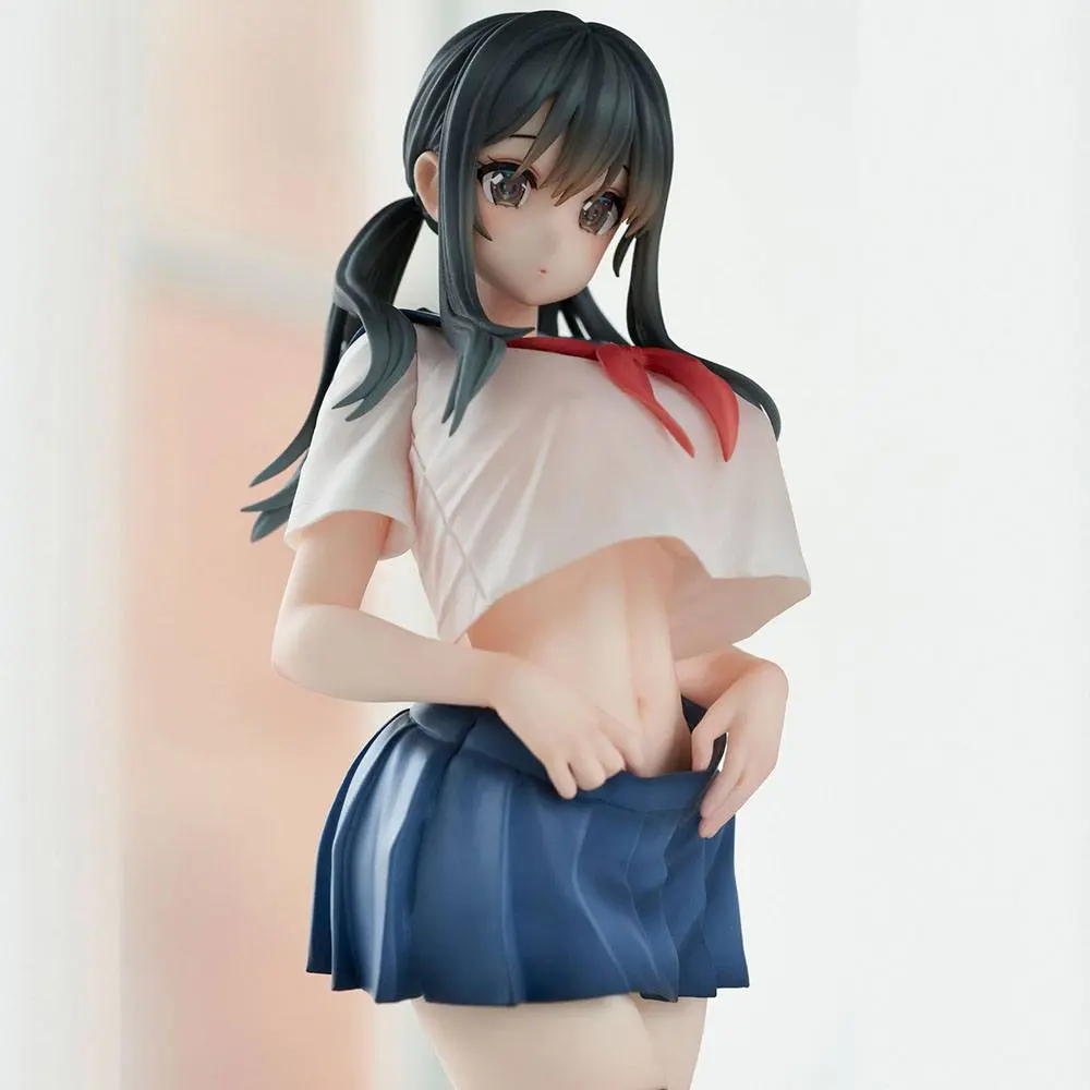 Original Character Curtain-chan Illustration by B-ginga PVC szobor figura 27 cm termékfotó