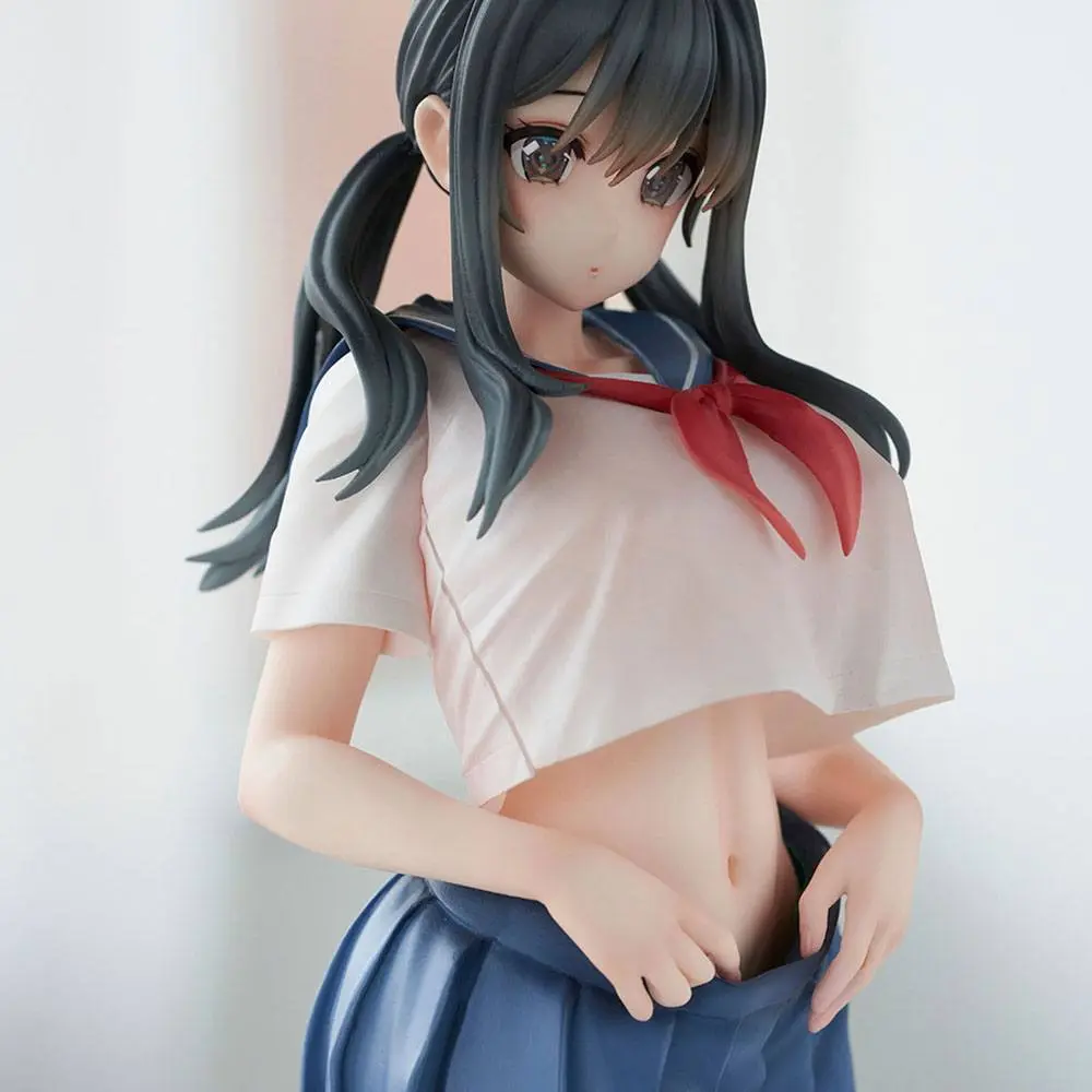 Original Character Curtain-chan Illustration by B-ginga PVC szobor figura 27 cm termékfotó
