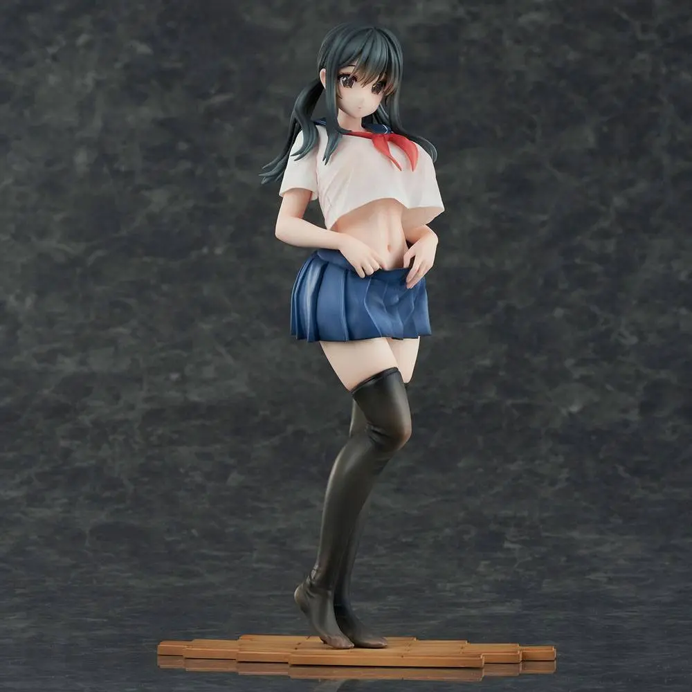 Original Character Curtain-chan Illustration by B-ginga PVC szobor figura 27 cm termékfotó
