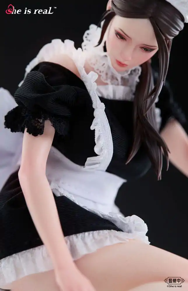 Original Character Dress Series 1/6 She is real Water Droplet Maid PVC szobor figura 27 cm termékfotó