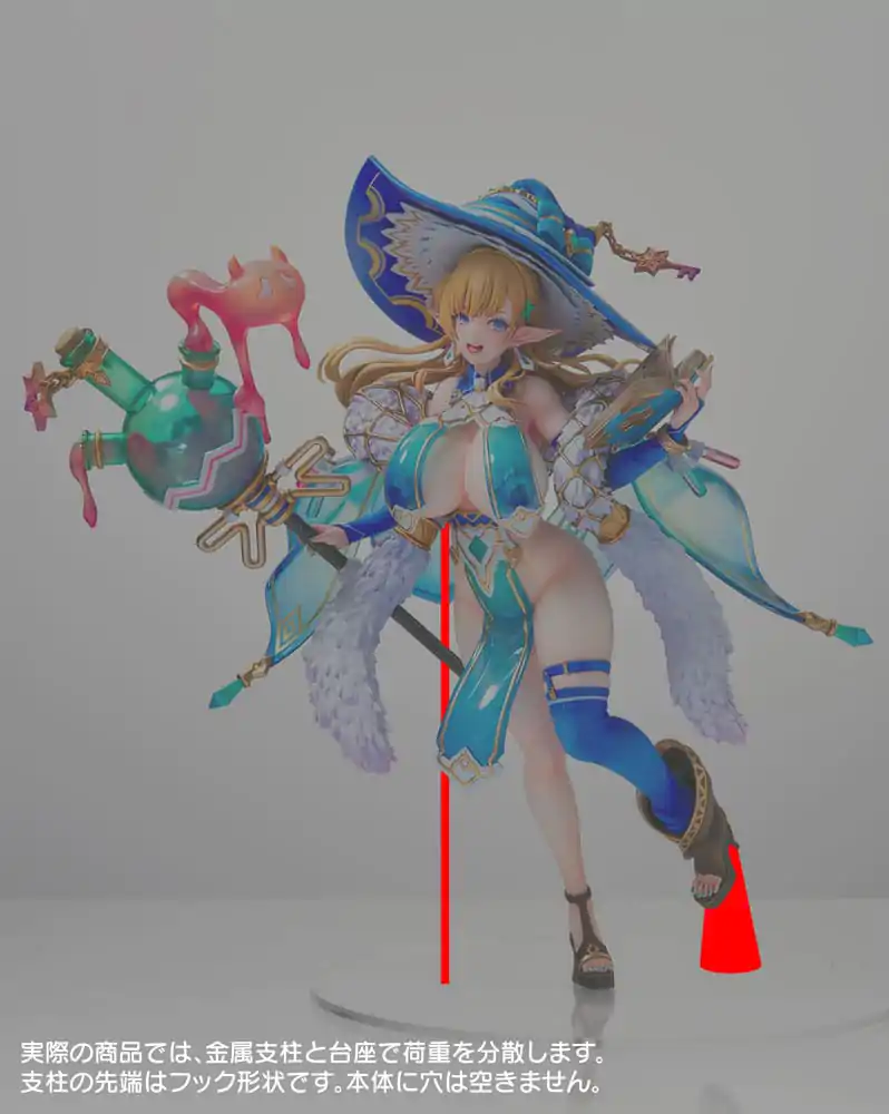Original Character Elf Village Series 1/6 15th Villager Milklinde Antenna PVC szobor figura 25 cm termékfotó