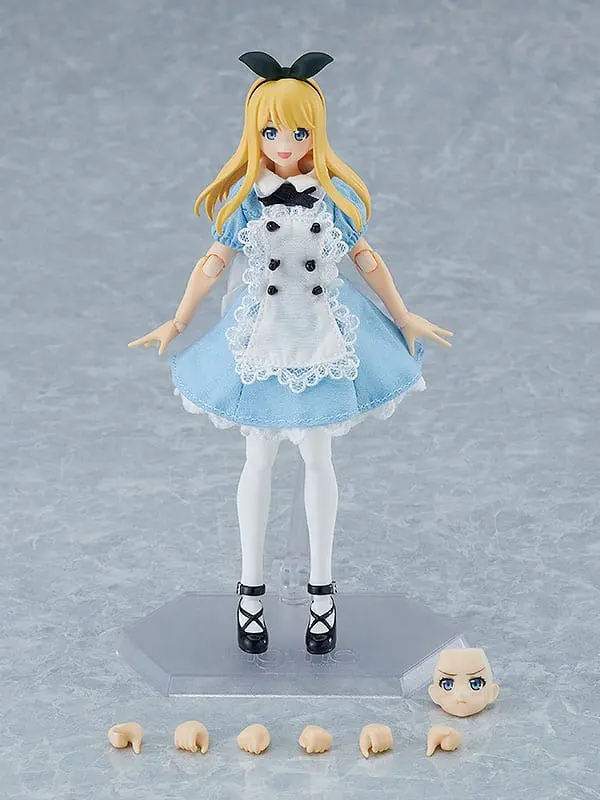 Original Character Figma akciófigura Female Body (Alice) with Dress and Apron Outfit 13 cm termékfotó