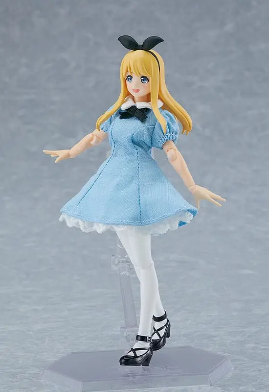 Original Character Figma akciófigura Female Body (Alice) with Dress and Apron Outfit 13 cm termékfotó