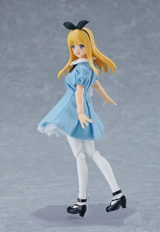 Original Character Figma akciófigura Female Body (Alice) with Dress and Apron Outfit 13 cm termékfotó