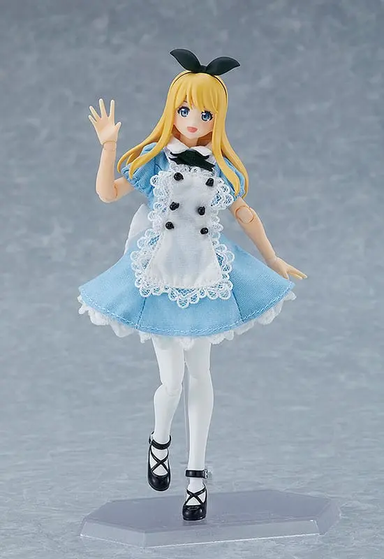 Original Character Figma akciófigura Female Body (Alice) with Dress and Apron Outfit 13 cm termékfotó