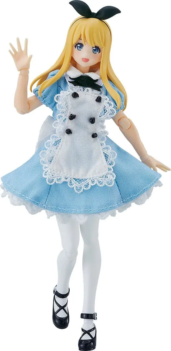 Original Character Figma akciófigura Female Body (Alice) with Dress and Apron Outfit 13 cm termékfotó