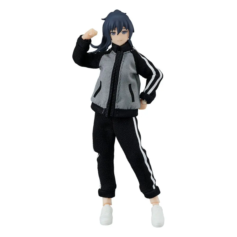 Original Character Figma akciófigura Female Body (Makoto) with Tracksuit + Tracksuit Skirt Outfit 13 cm termékfotó
