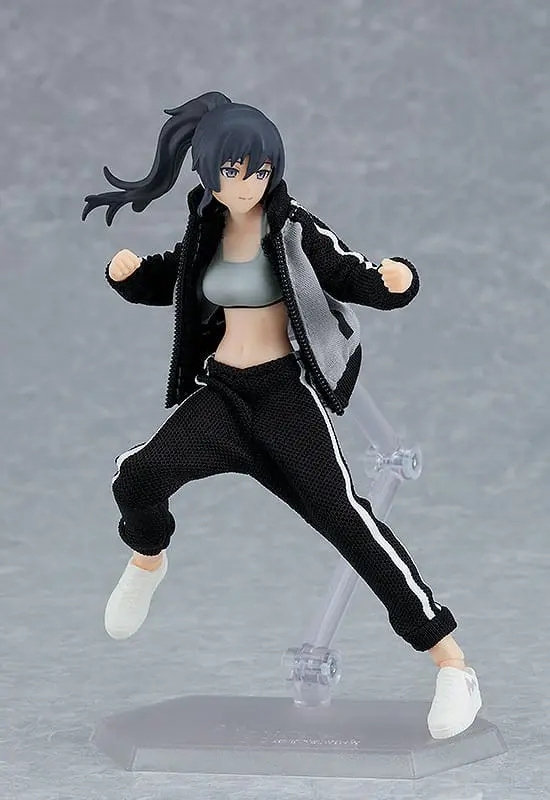 Original Character Figma akciófigura Female Body (Makoto) with Tracksuit + Tracksuit Skirt Outfit 13 cm termékfotó