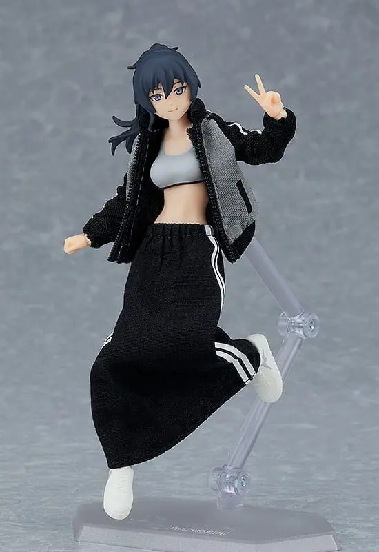 Original Character Figma akciófigura Female Body (Makoto) with Tracksuit + Tracksuit Skirt Outfit 13 cm termékfotó