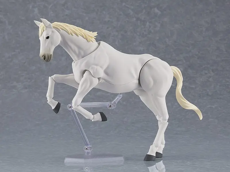 Original Character Figma akciófigura Wild Horse (White) 19 cm termékfotó
