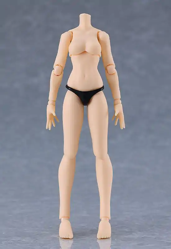 Original Character Figma Female Body (Mika) Mini Skirt Chinese Dress Outfit (White) akciófigura 13 cm termékfotó