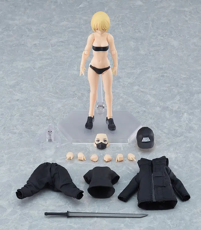 Original Character Figma Female Body Yuki with Techwear Outfit akciófigura 13 cm termékfotó