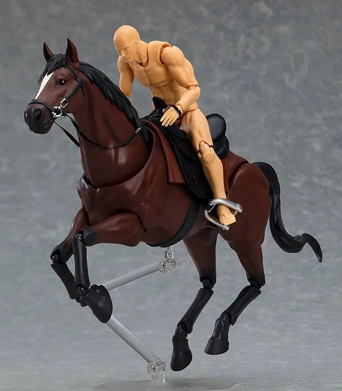 Original Character Figma Horse ver. 2 (Chestnut) akciófigura 19 cm termékfotó