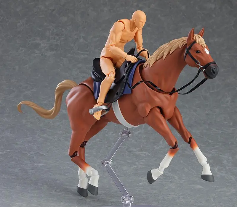 Original Character Figma Horse ver. 2 (Light Chestnut) akciófigura 19 cm termékfotó