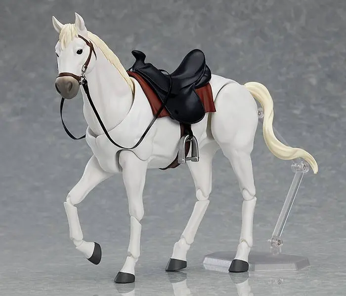 Original Character Figma Horse ver. 2 (White) akciófigura 19 cm termékfotó