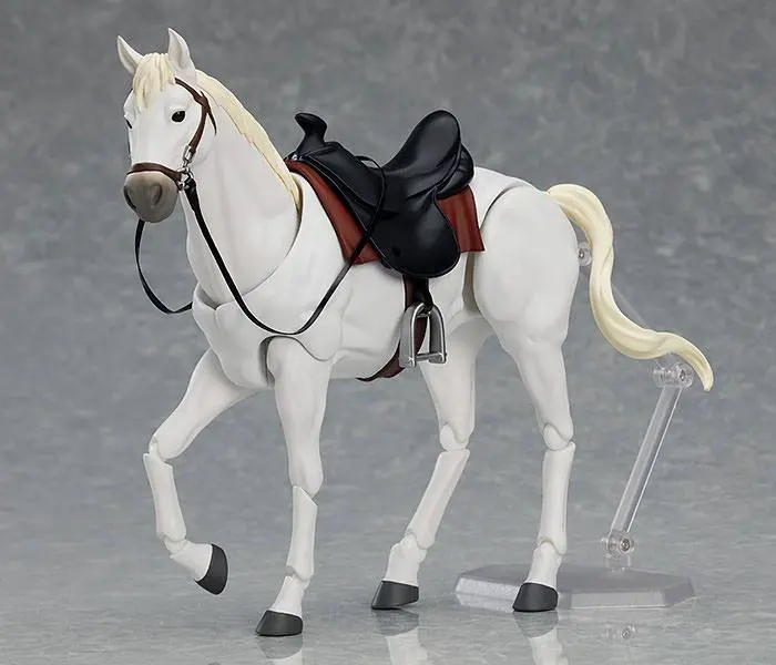 Original Character Figma Horse ver. 2 (White) akciófigura 19 cm termékfotó