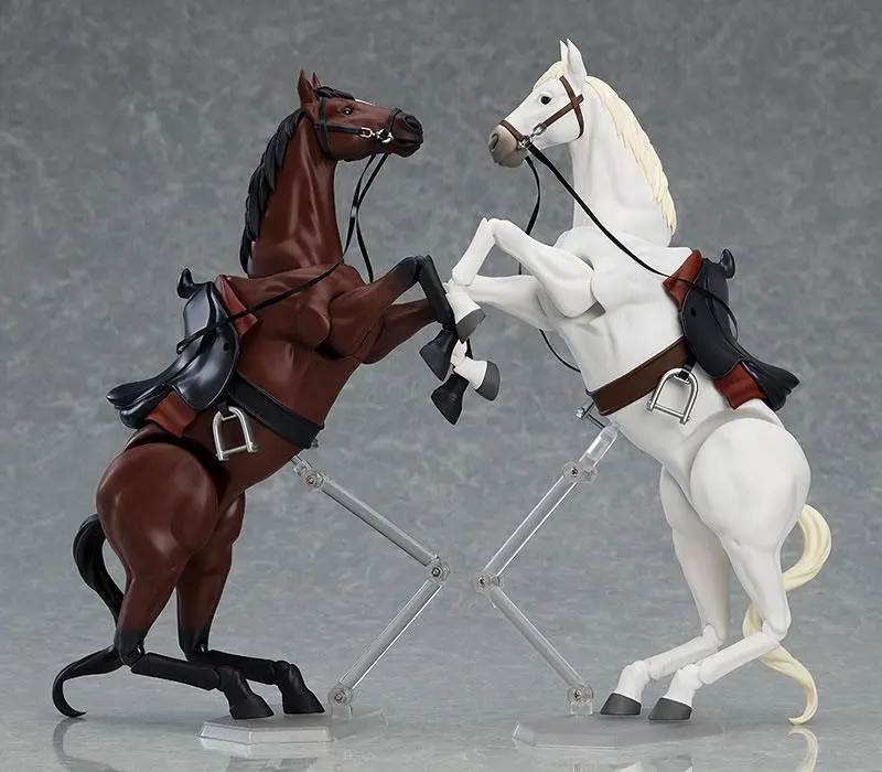 Original Character Figma Horse ver. 2 (White) akciófigura 19 cm termékfotó