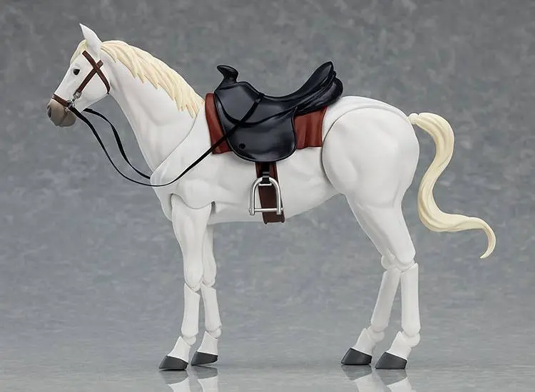 Original Character Figma Horse ver. 2 (White) akciófigura 19 cm termékfotó