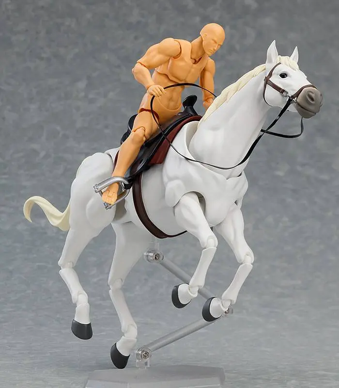 Original Character Figma Horse ver. 2 (White) akciófigura 19 cm termékfotó