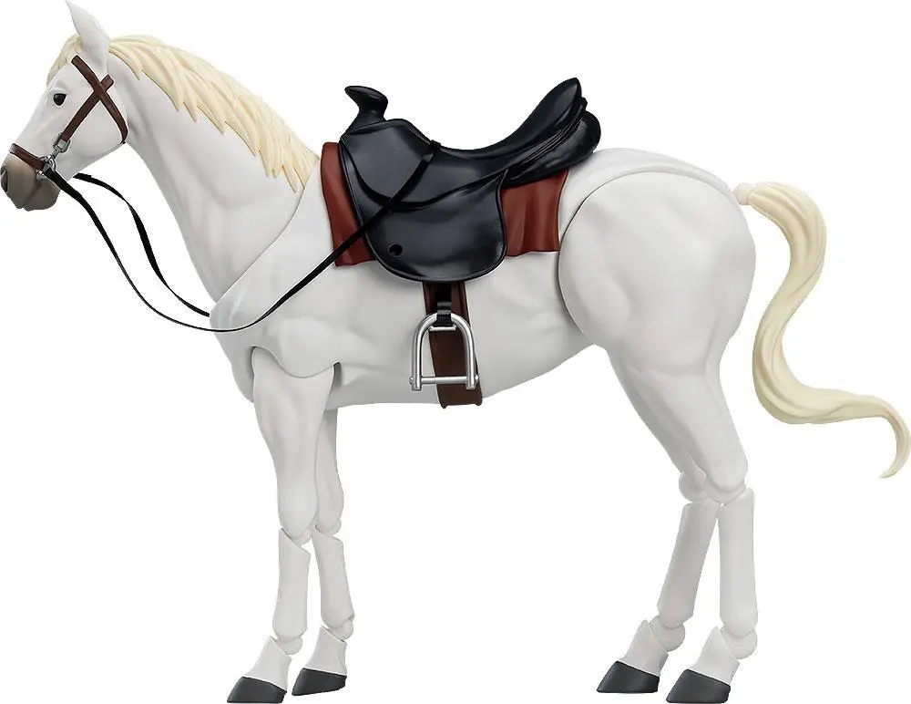 Original Character Figma Horse ver. 2 (White) akciófigura 19 cm termékfotó