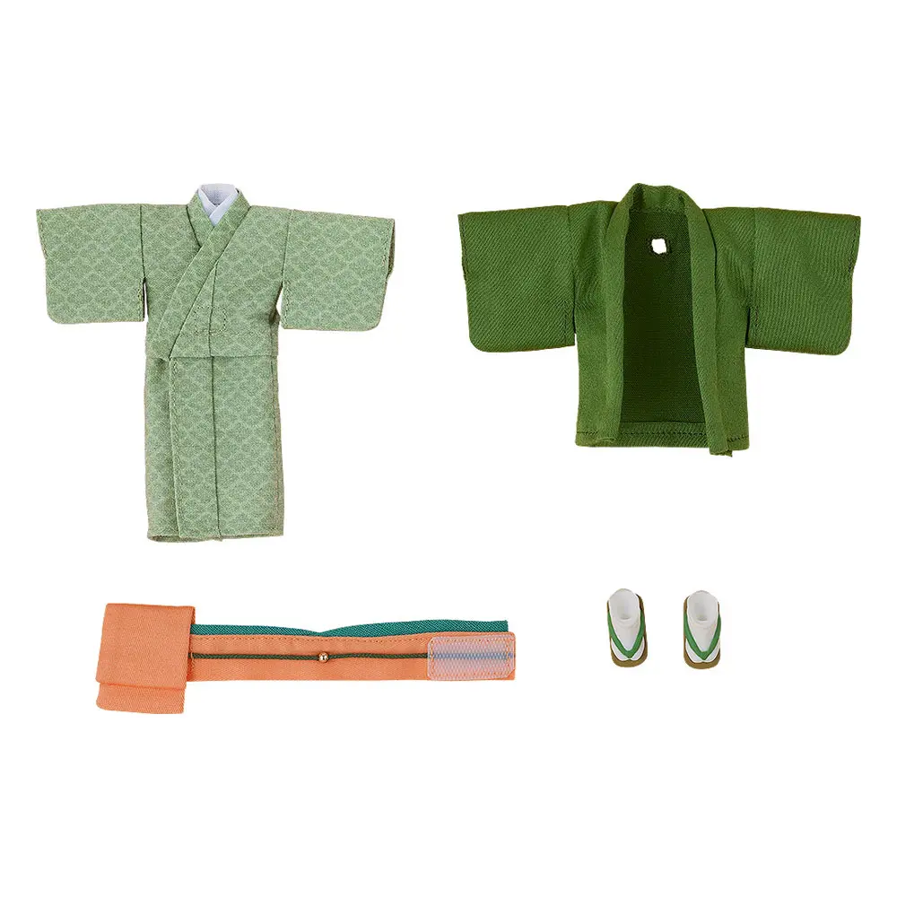 Original Character for Nendoroid Doll Figures Outfit Set: Kimono - Girl (Green) termékfotó