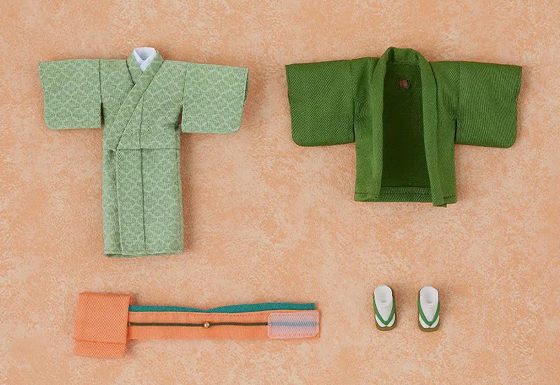 Original Character for Nendoroid Doll Figures Outfit Set: Kimono - Girl (Green) termékfotó